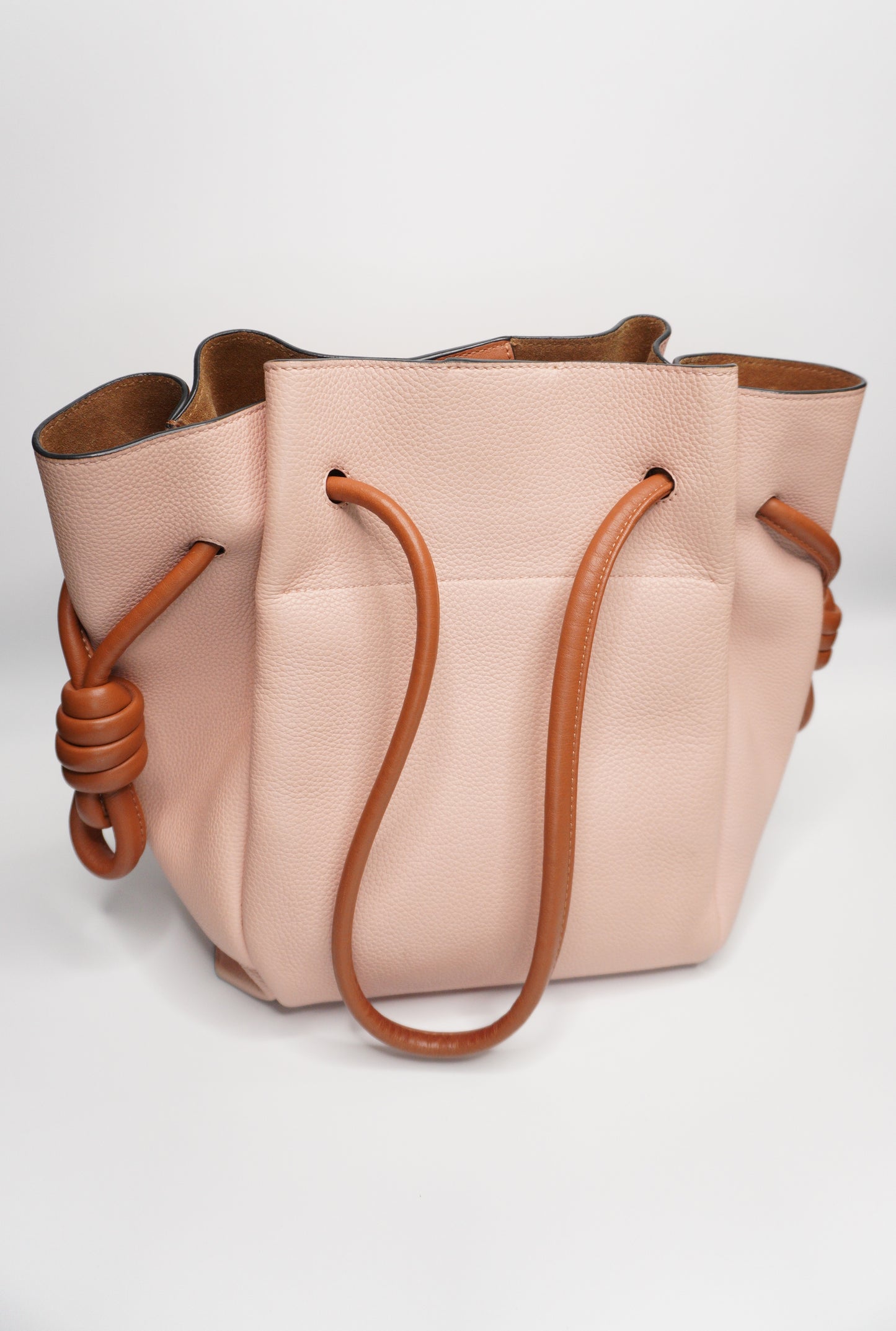 Loewe Flamenco Drawstring Shoulder Bag – Light Pink