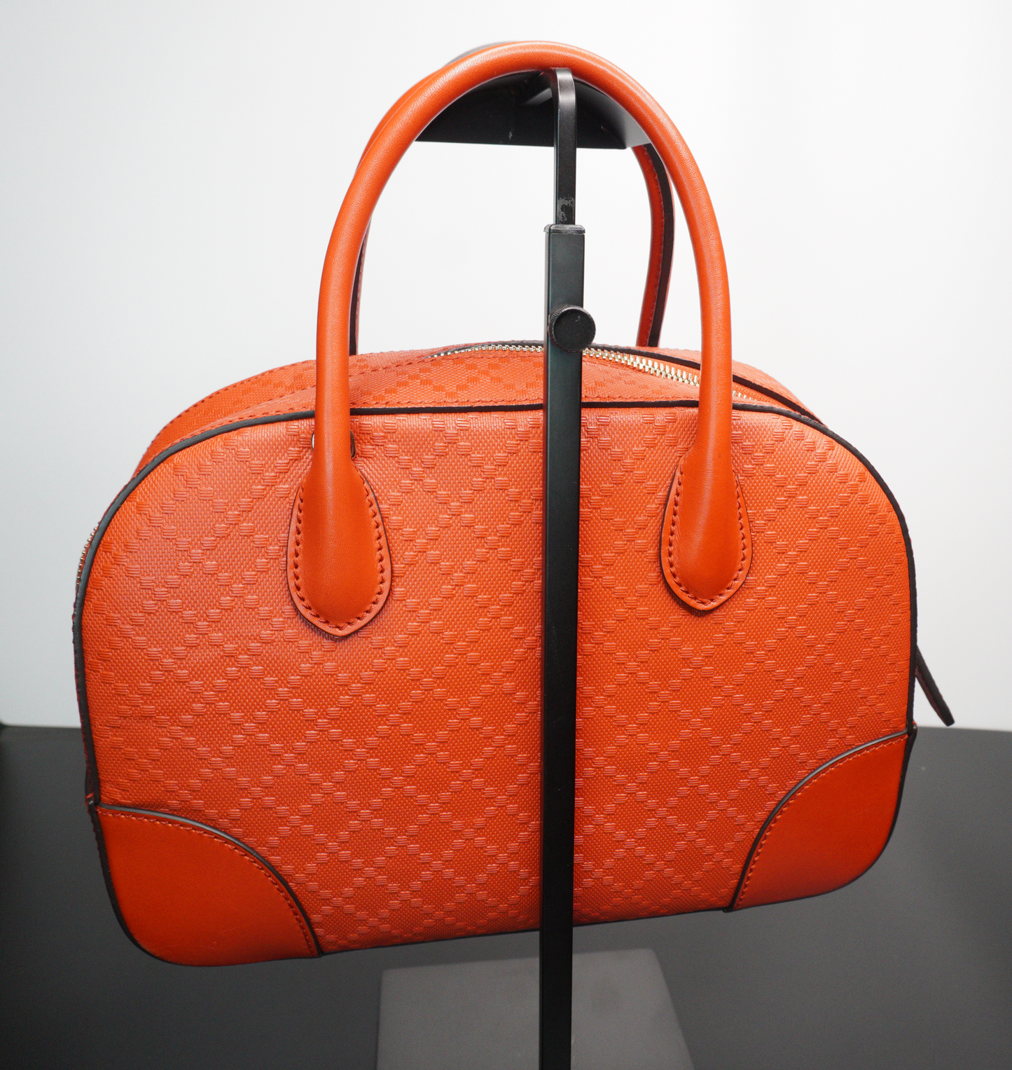 Gucci Bright Red Diamante Top Handle Satchel