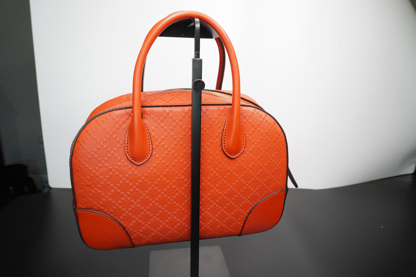 Gucci Bright Red Diamante Top Handle Satchel