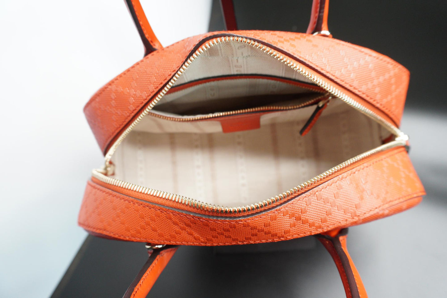 Gucci Bright Red Diamante Top Handle Satchel