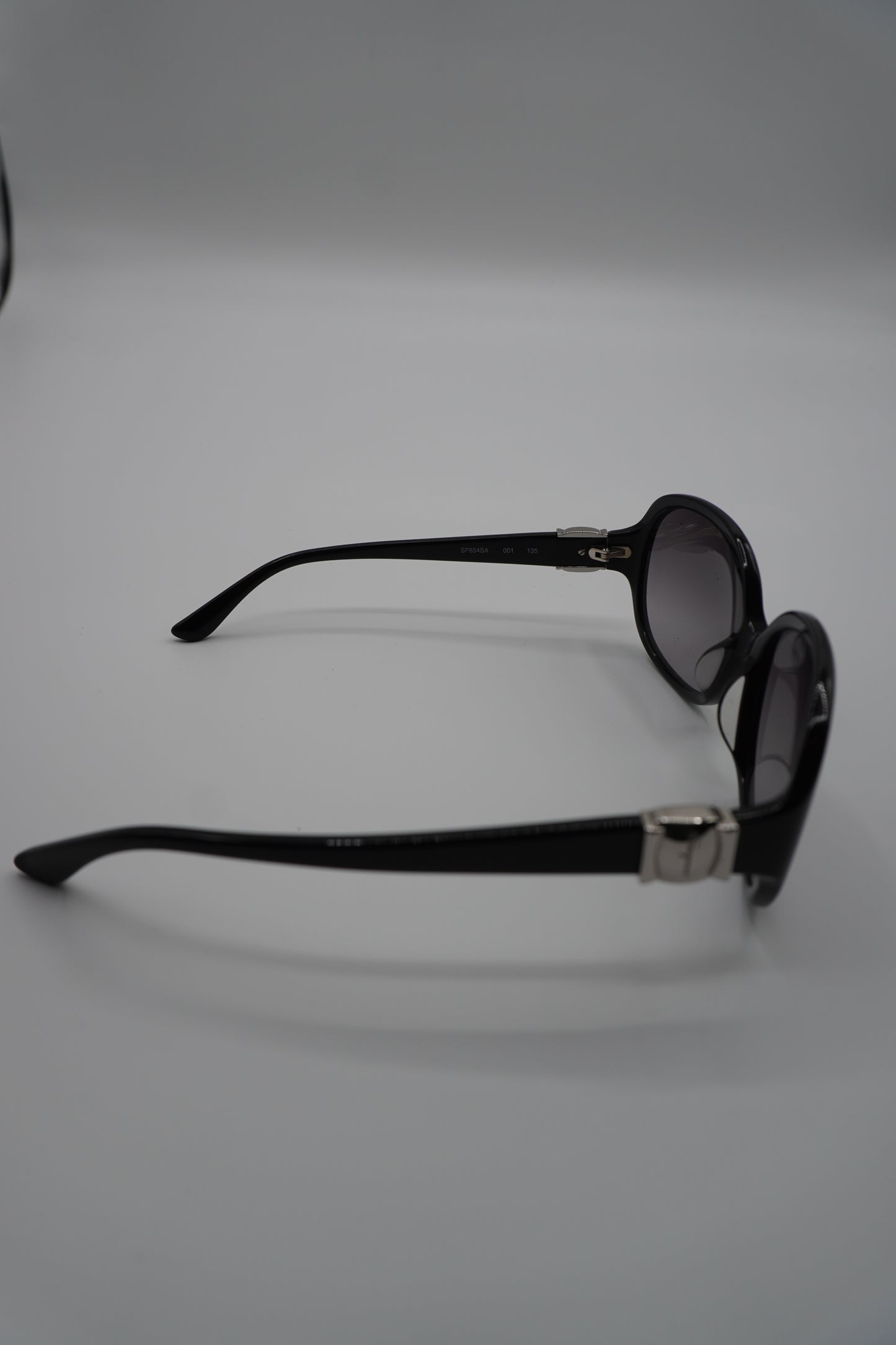 Salvatore Ferragamo Oversized Black Sunglasses