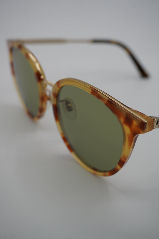 Gucci Web Stripe Aviator Sunglasses