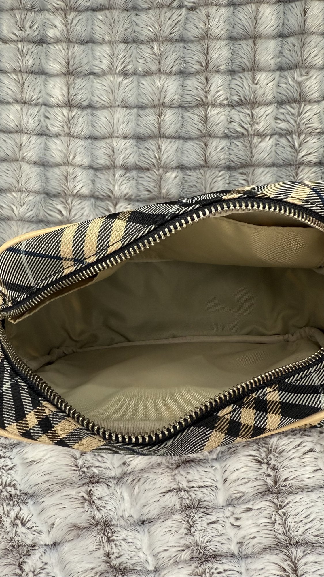 Burberry Blue Label Nova Check Mini Shoulder Bag – Beige/Black