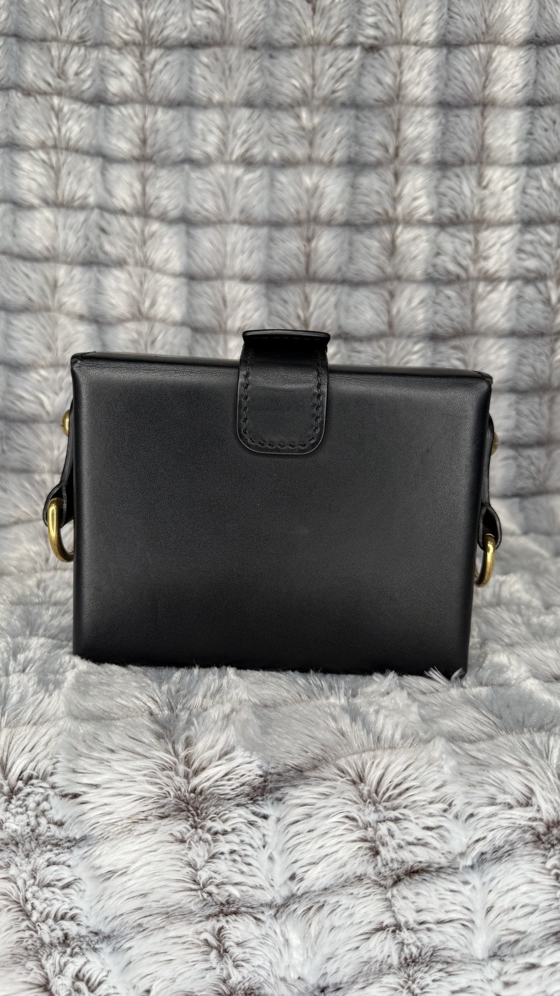 Christian Dior DiorAddict Lockbox Shoulder Bag – Black