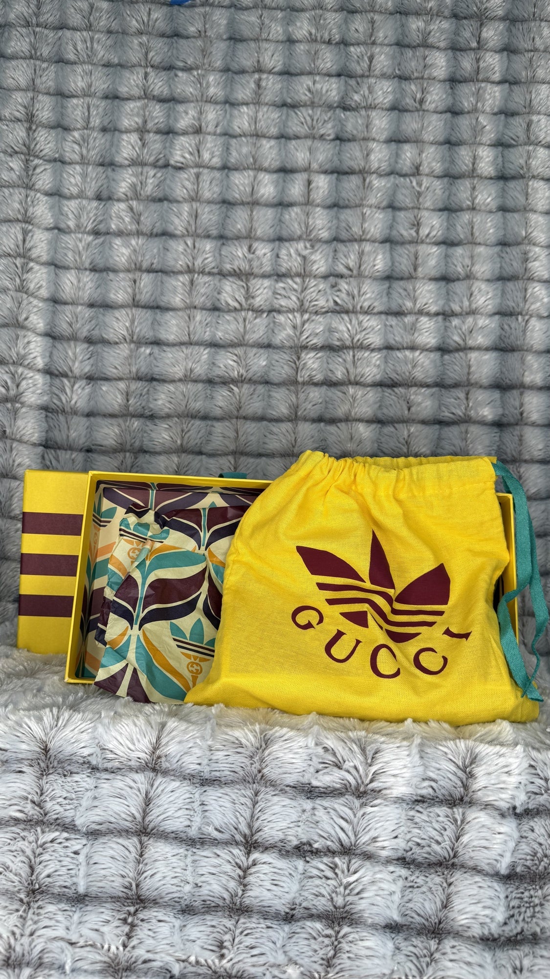 Gucci x adidas Wallet With Chain – Red Coated Canvas