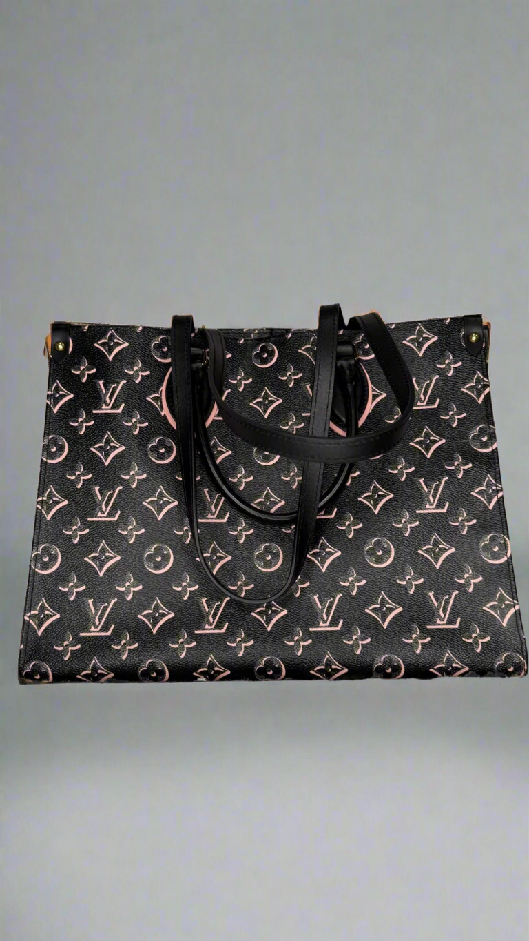 LOUIS VUITTON Monogram Bag - Black/Pink