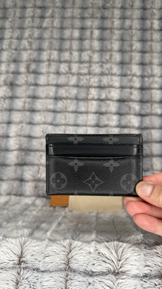 Louis Vuitton Card Holder in Monogram Eclipse