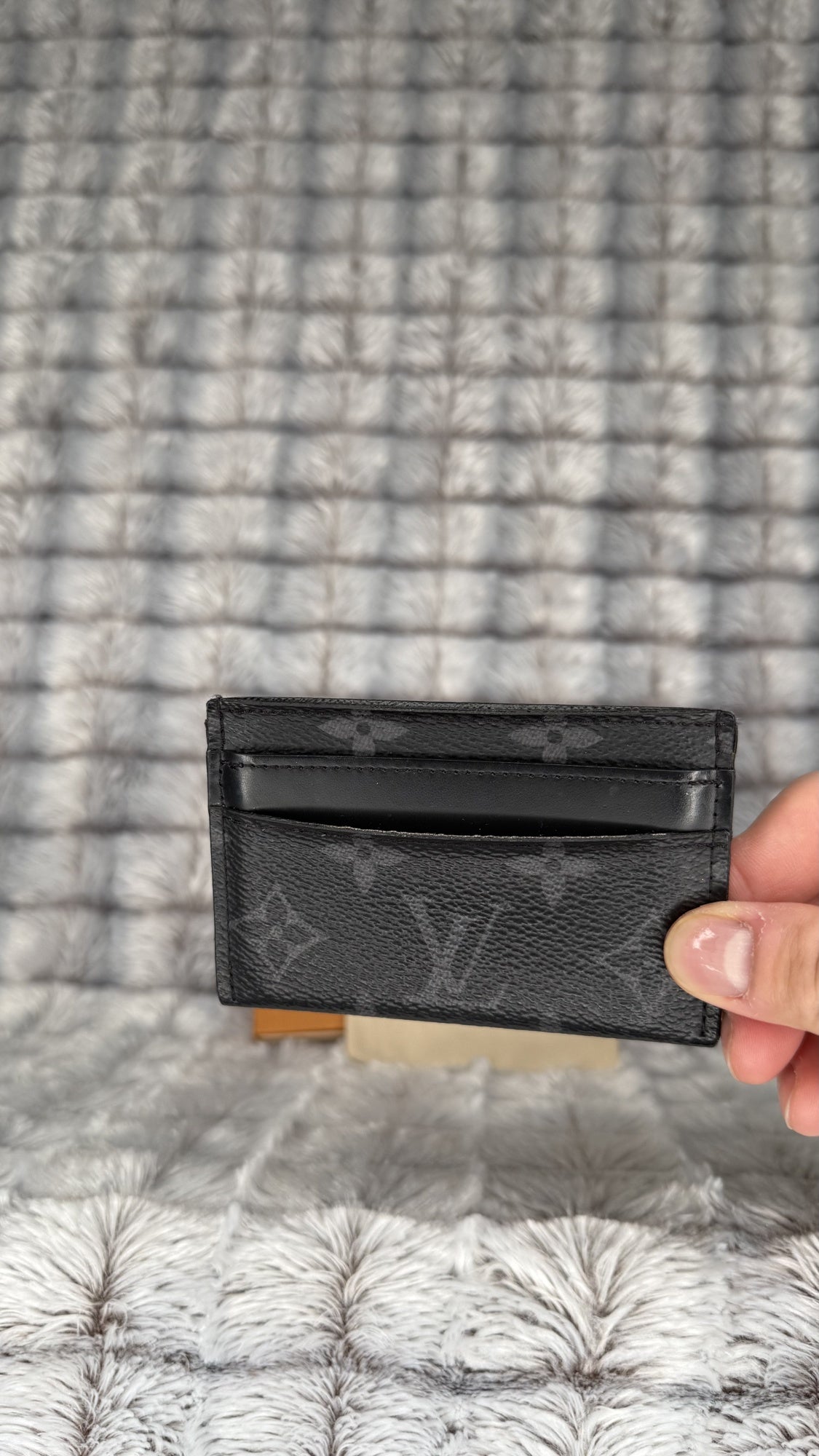 Louis Vuitton Card Holder in Monogram Eclipse