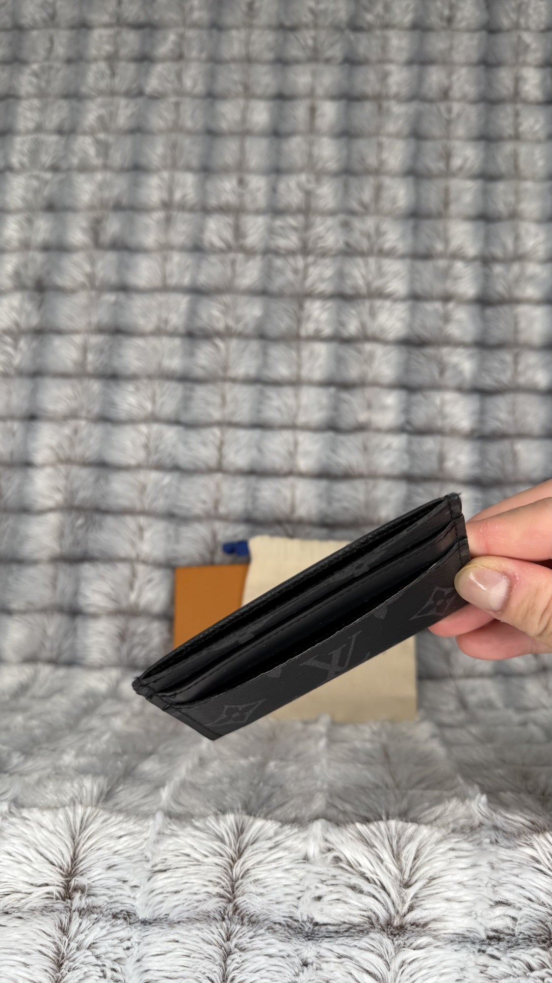 Louis Vuitton Card Holder in Monogram Eclipse