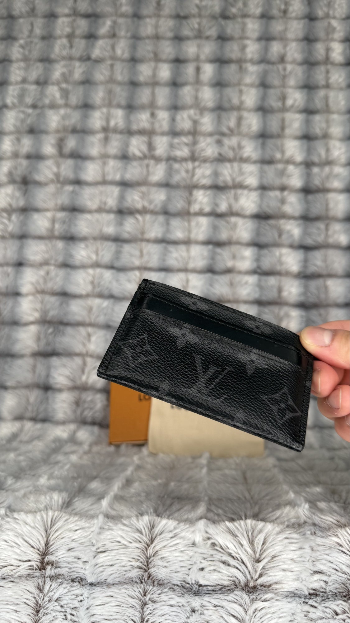 Louis Vuitton Card Holder in Monogram Eclipse