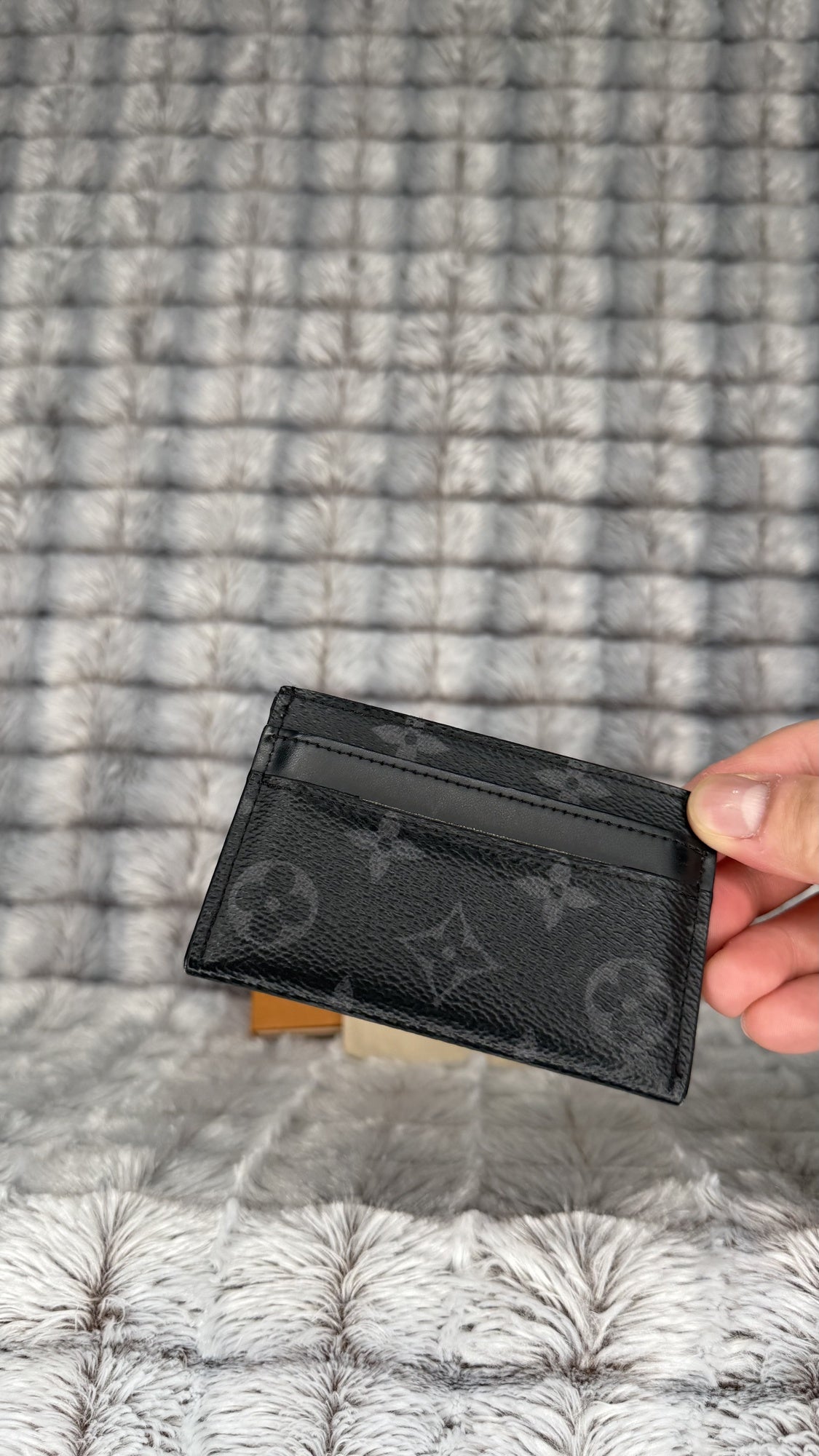 Louis Vuitton Card Holder in Monogram Eclipse