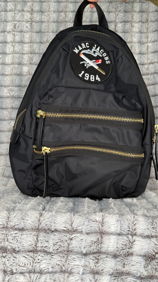 Marc Jacobs Nylon 1984 Logo Patch Backpack