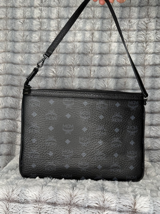 MCM Medium Crossbody Pouch in Visetos Leather