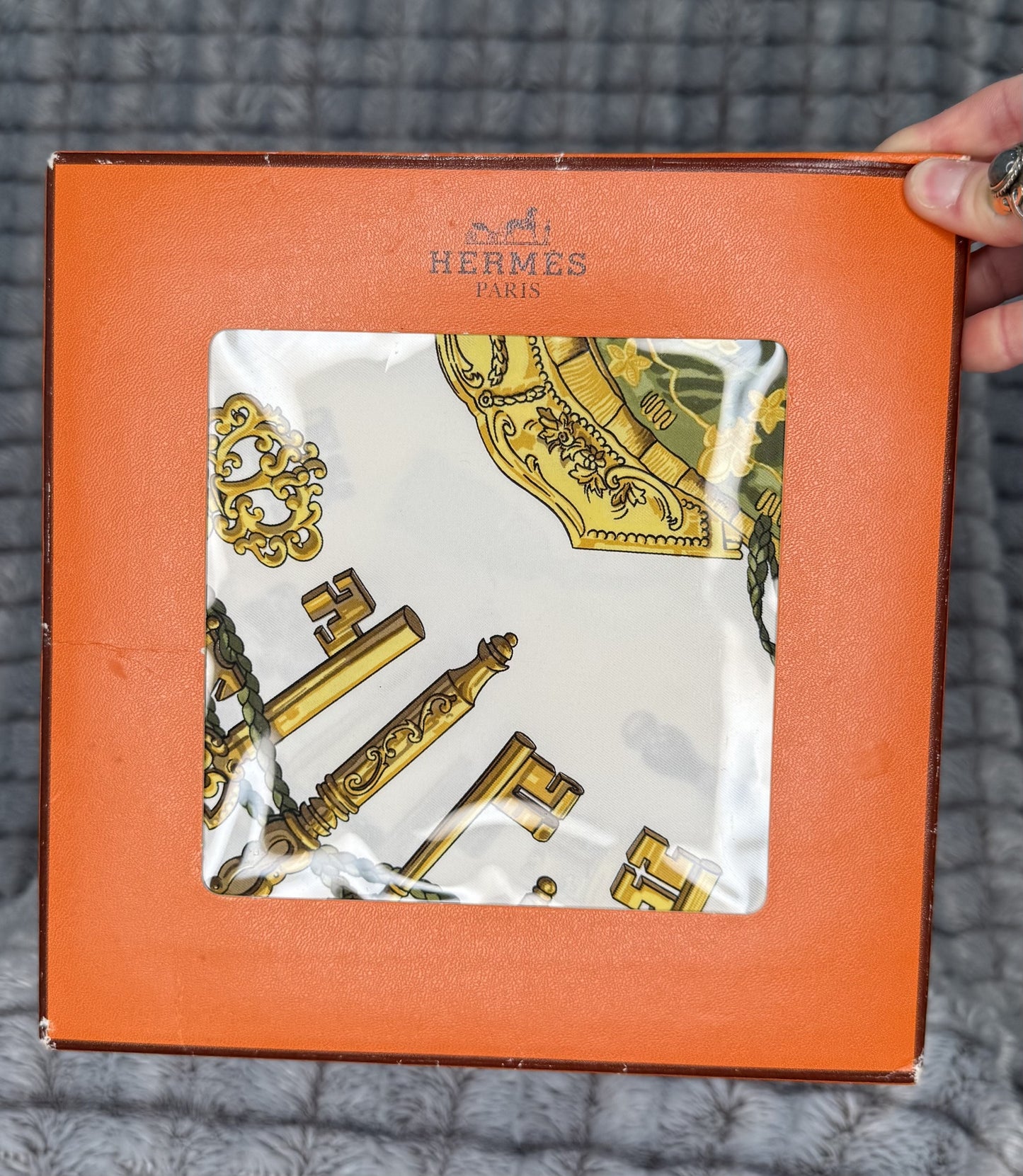Hermes Keys Les Cles Silk Scarf