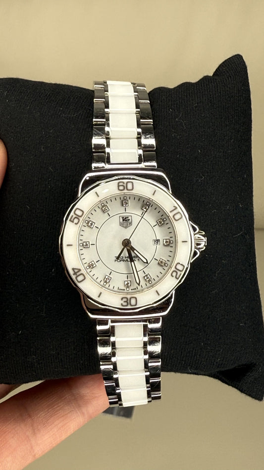 TAG Heuer Formula 1 Women's Watch – White Ceramic & Stainless Steel