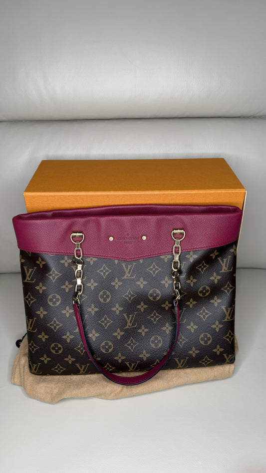 Louis Vuitton Monogram Pallas Shopper Tote Bag