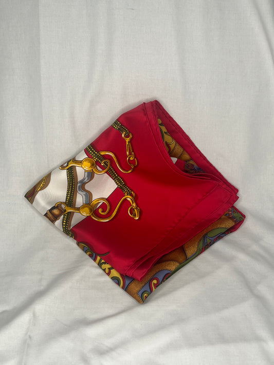 Hermès “Festival” Vintage Silk Scarf by Henri d’Origny