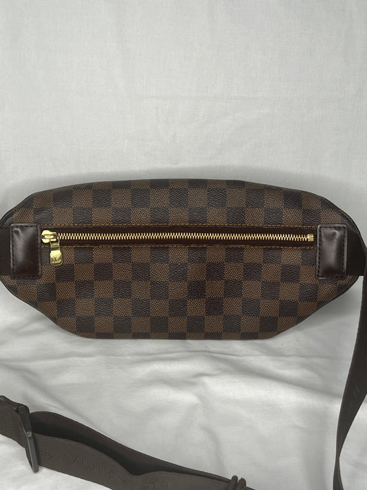Louis Vuitton Melville Bum Bag in Damier Ebene Canvas