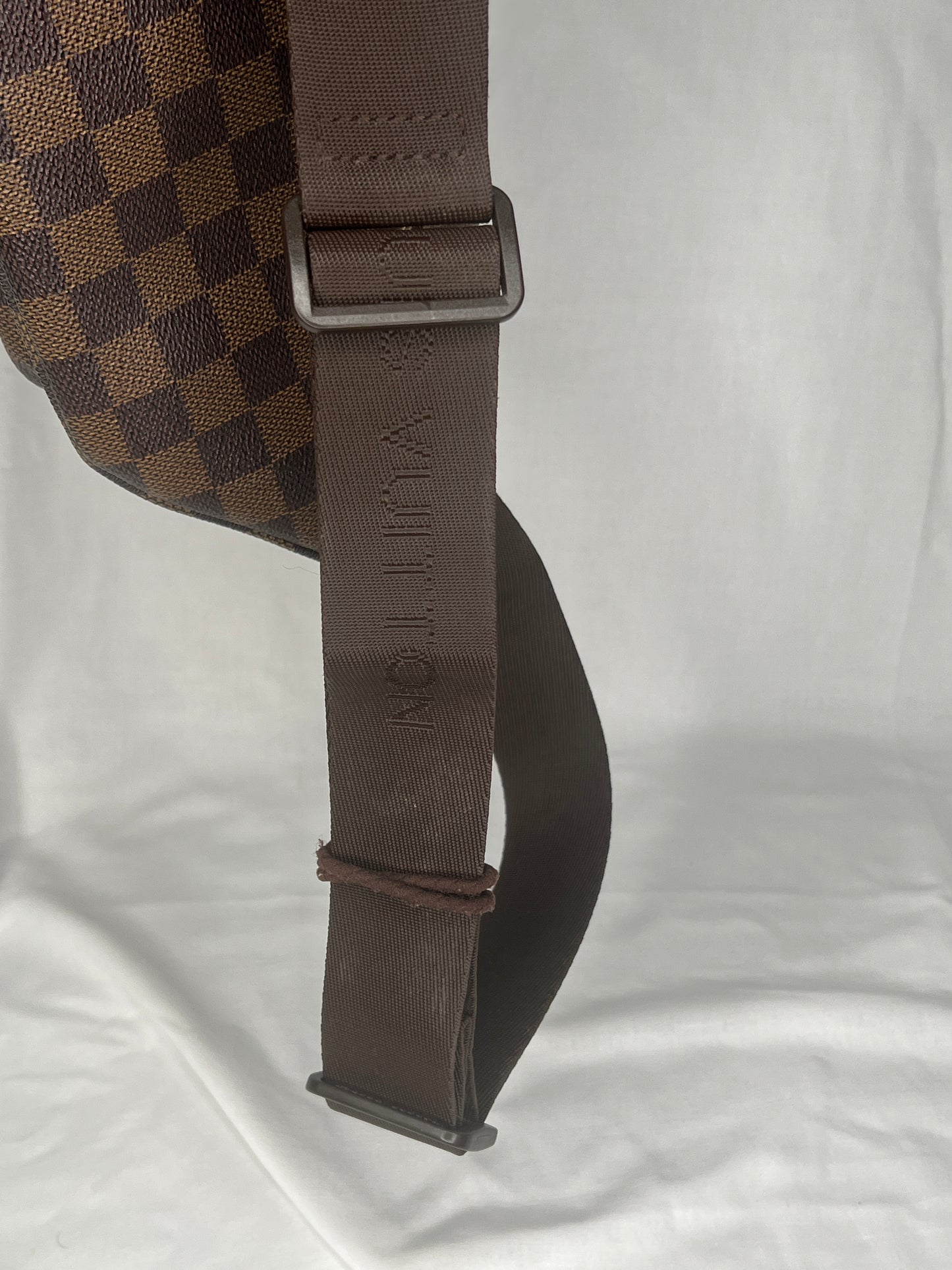 Louis Vuitton Melville Bum Bag in Damier Ebene Canvas