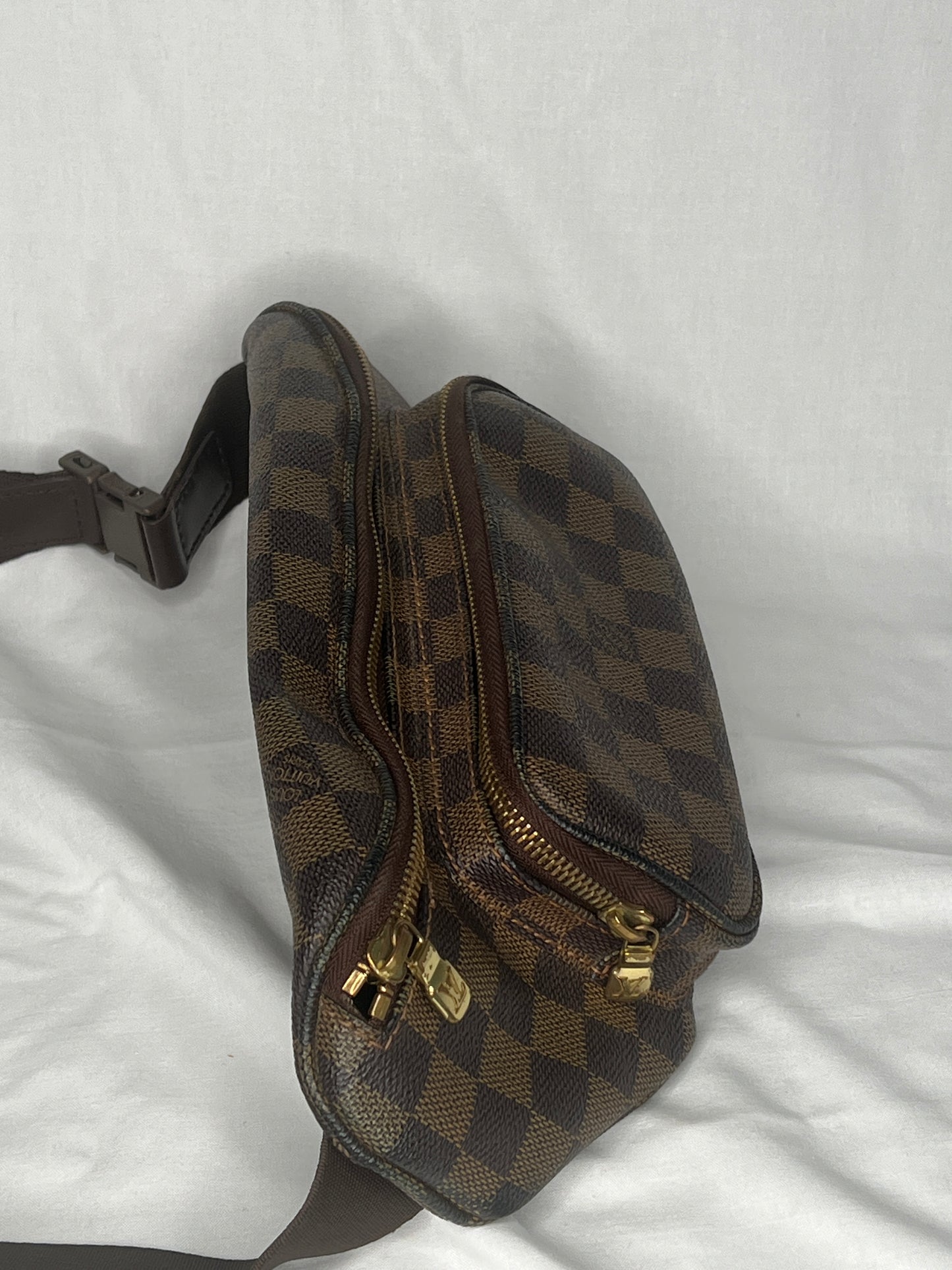 Louis Vuitton Melville Bum Bag in Damier Ebene Canvas