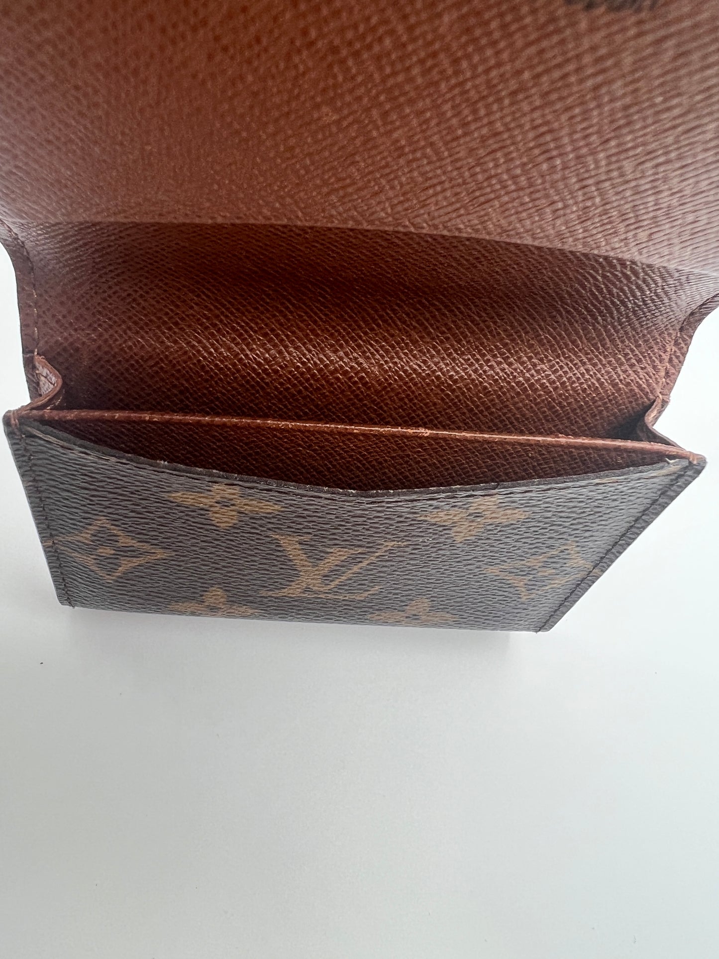 Louis Vuitton Monogram Canvas Envelope Business Card Holder
