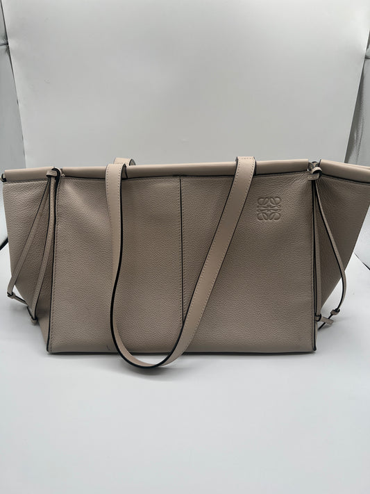 Loewe Cushion Tote Bag in Pebbled Leather