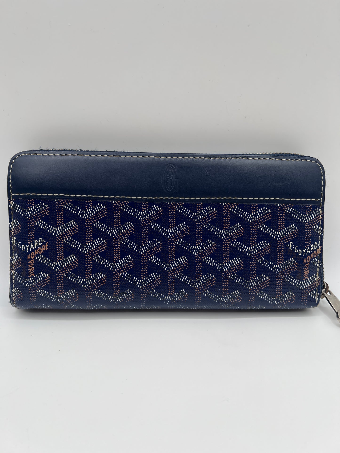 Goyard Goyardine Saint Sulpice Long Wallet – Navy Blue