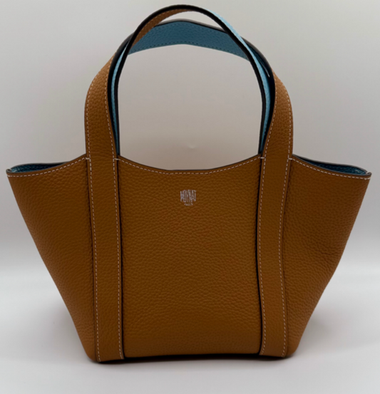 Moynat Duo Cabas BB Tote Bag in Taurillon Gex Calfskin