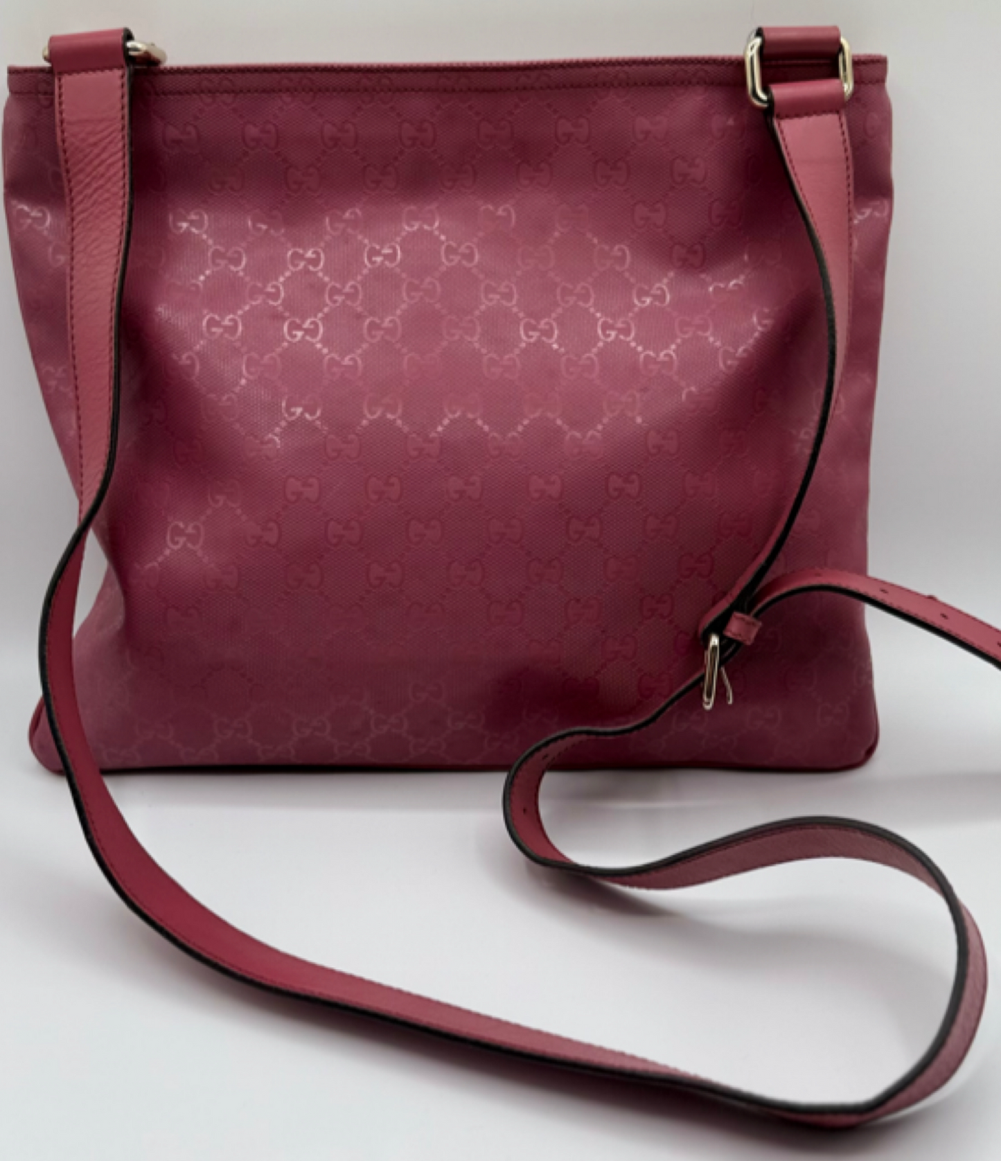 Gucci GG Imprimé Pink Messenger Bag