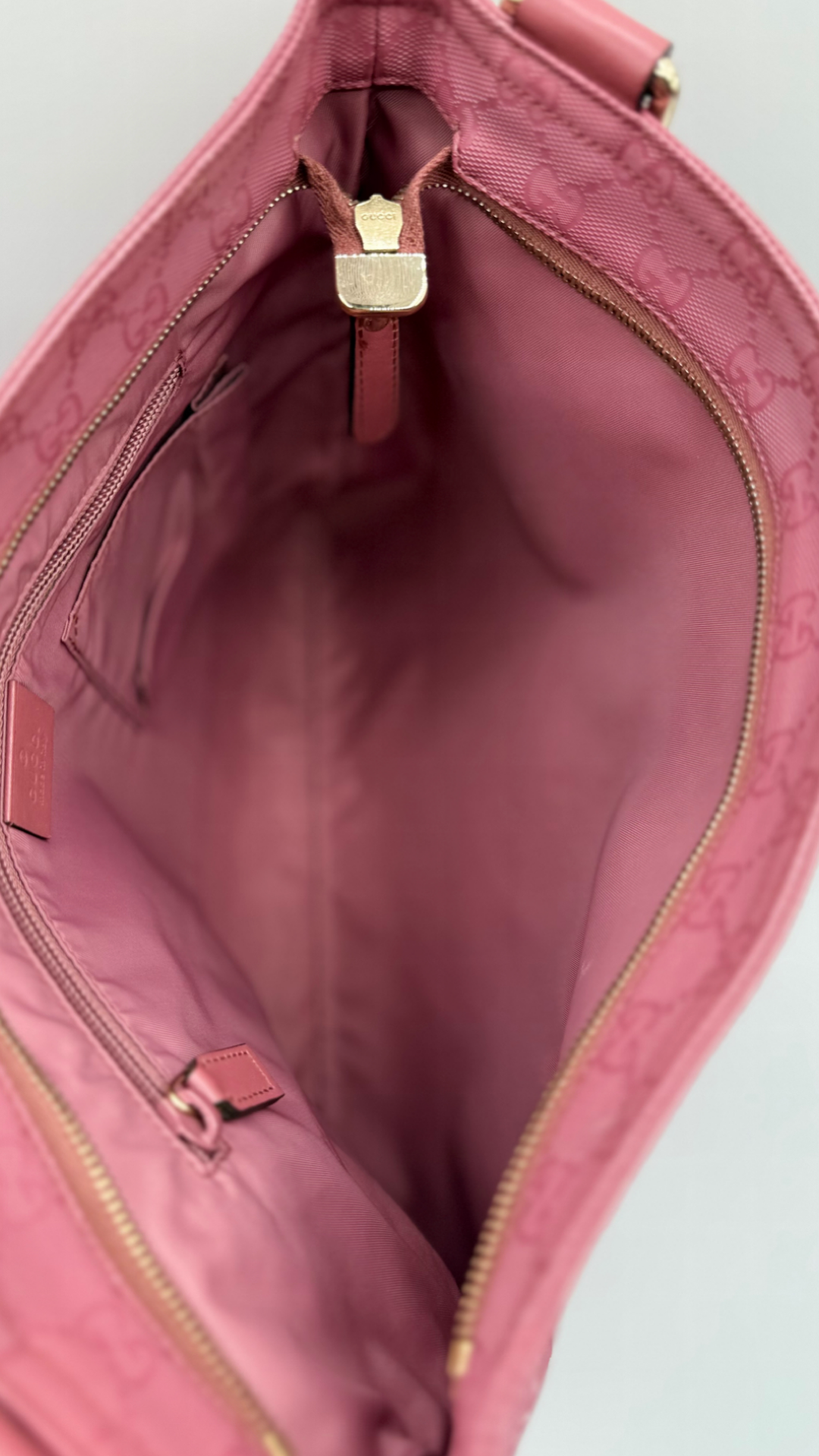 Gucci GG Imprimé Pink Messenger Bag
