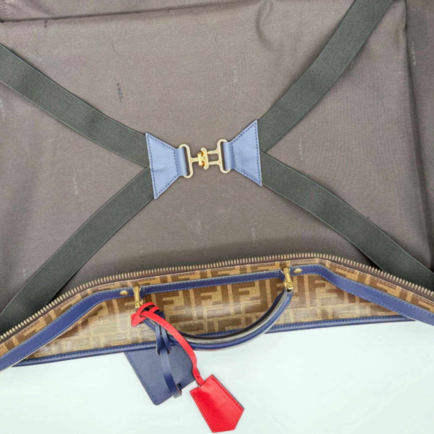 Fendi x Fila Roma Coated Canvas Travel Bag