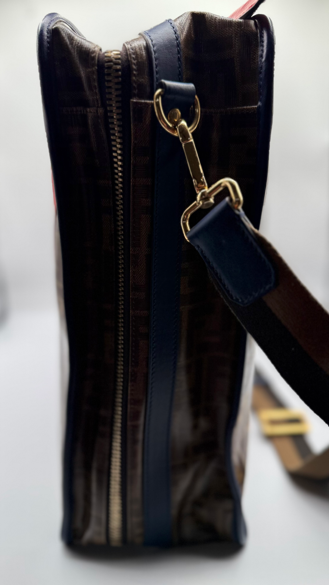 Fendi x Fila Roma Coated Canvas Travel Bag