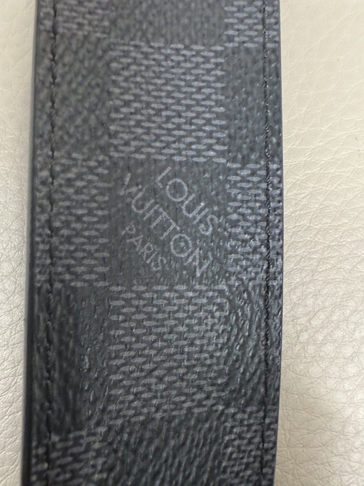 Louis Vuitton Pont Neuf 35mm Belt – Damier Graphite Canvas