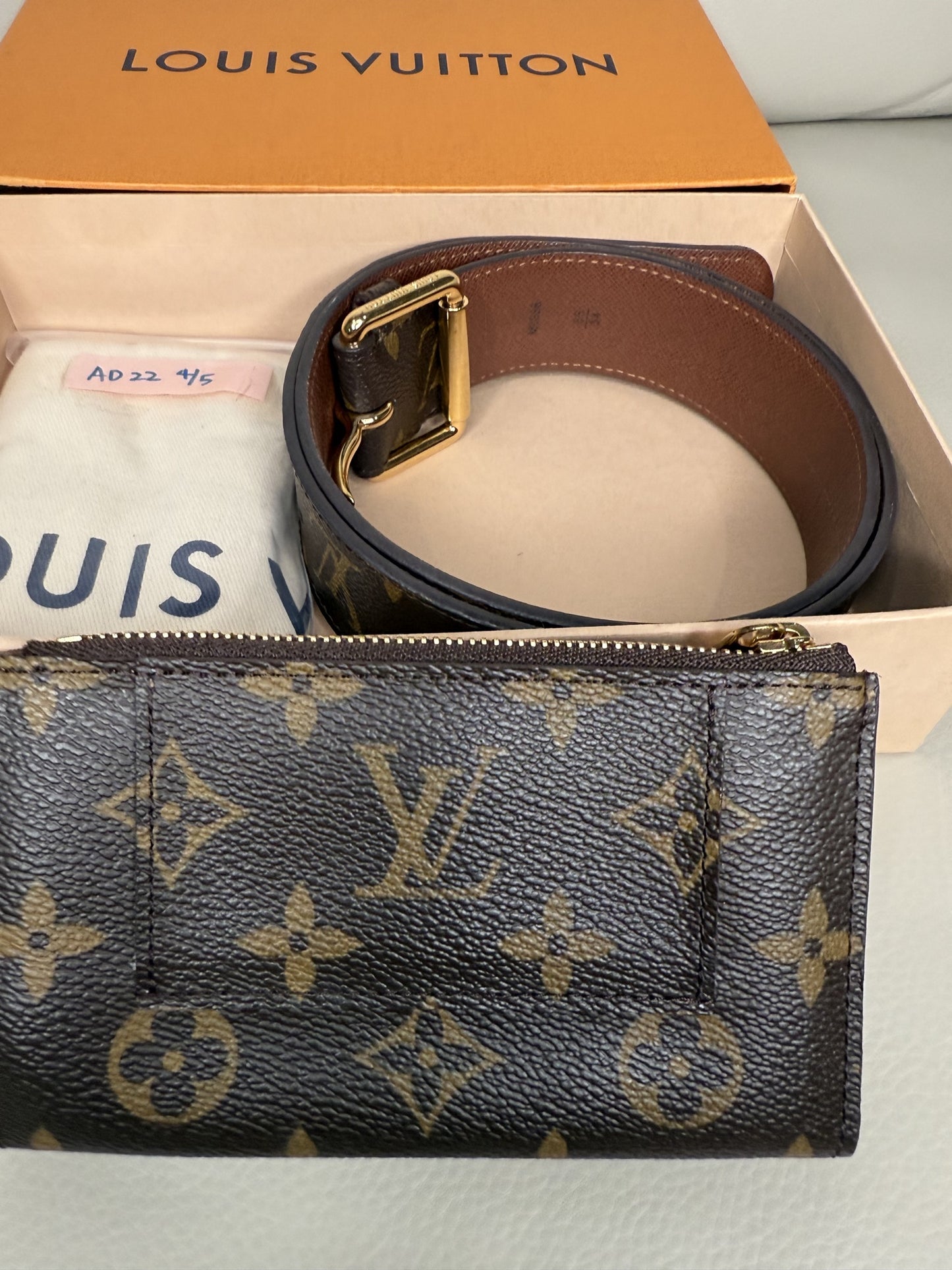 Louis Vuitton Monogram Canvas Duo Belt Pouch