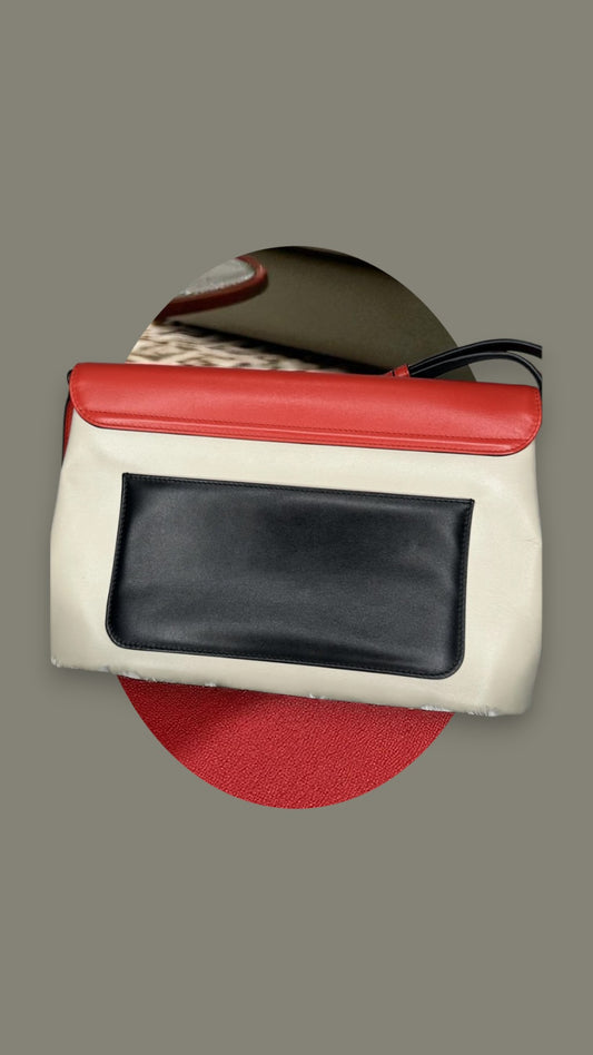 Bvlgari Icona Shoulder Bag – Red Leather