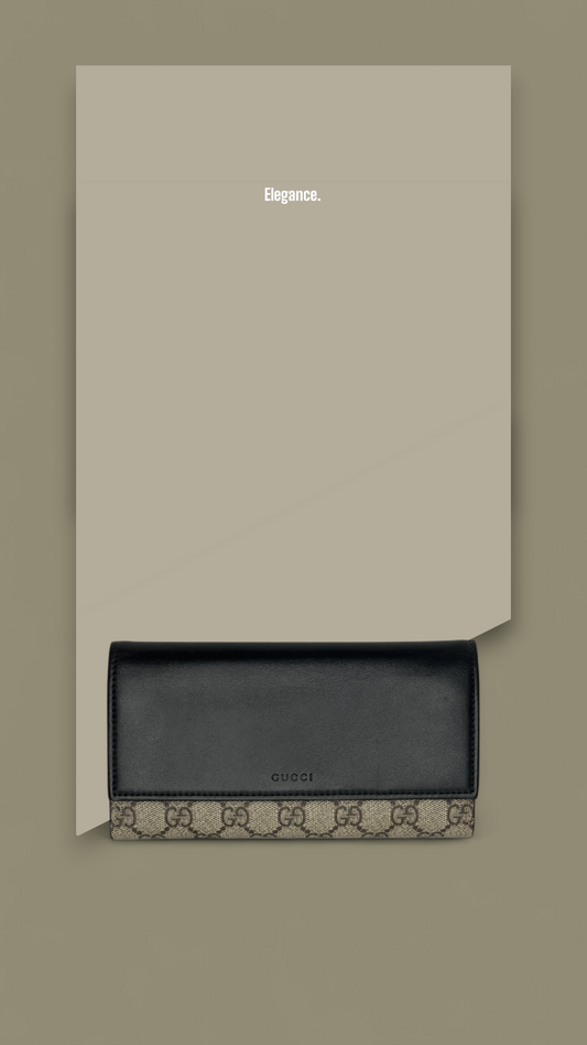 Gucci GG Supreme Continental Wallet