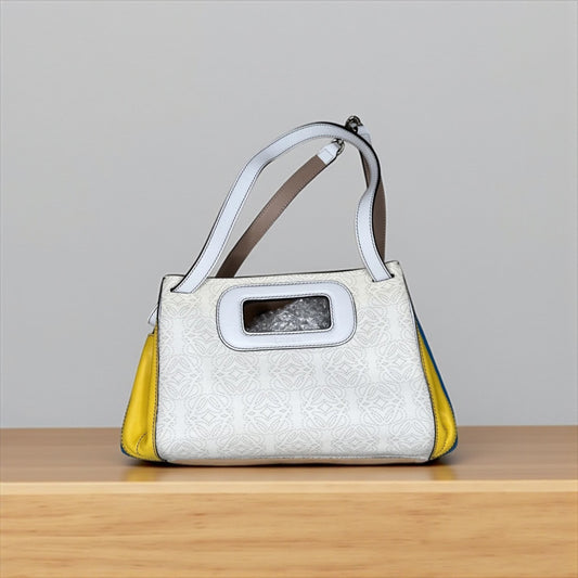 Loewe multicolor Canvas Leather Handle Tote