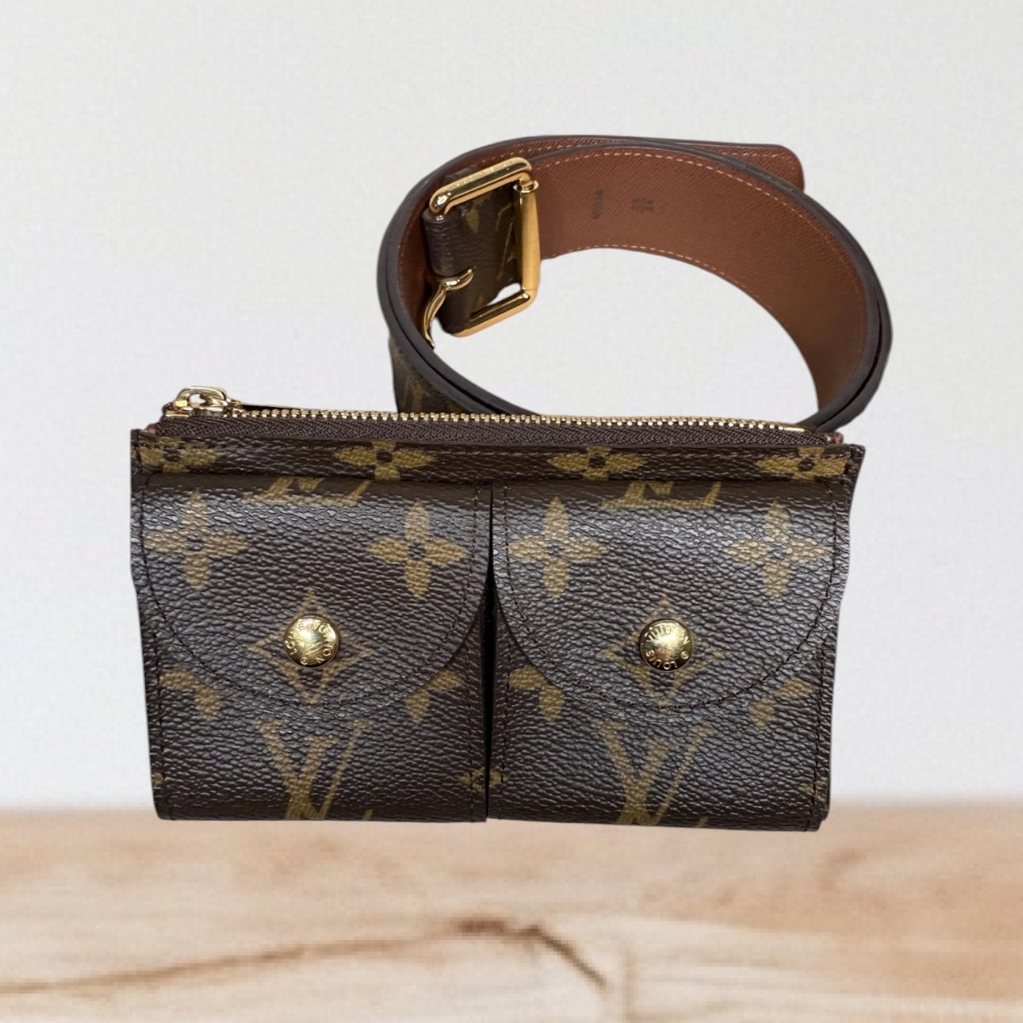 Louis Vuitton Monogram Canvas Duo Belt Pouch