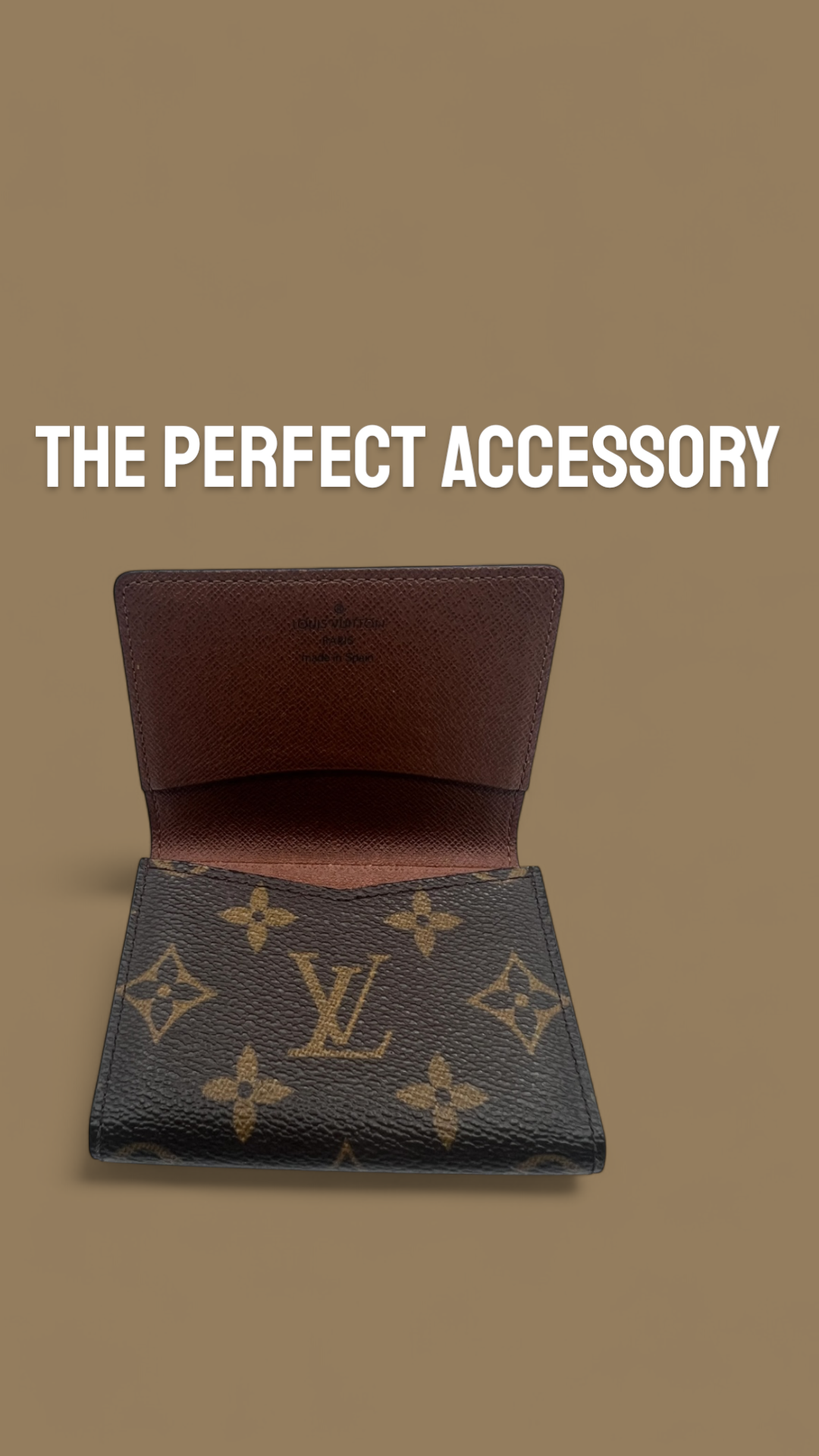 Louis Vuitton Monogram Canvas Envelope Business Card Holder
