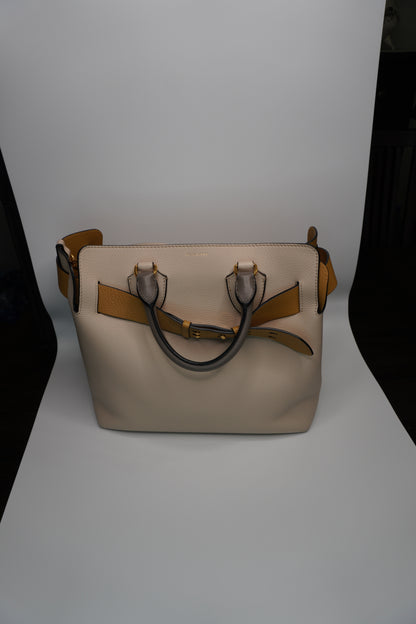 Burberry Marais Calfskin Medium Belt Bag – Limestone
