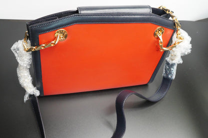 Celine Red & Black Chain Shoulder Bag