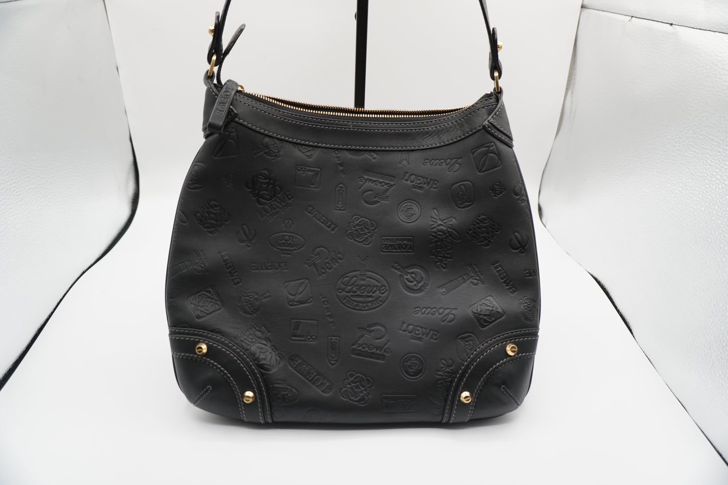 Loewe 160th Anniversary Limited Edition Black Embossed Leather