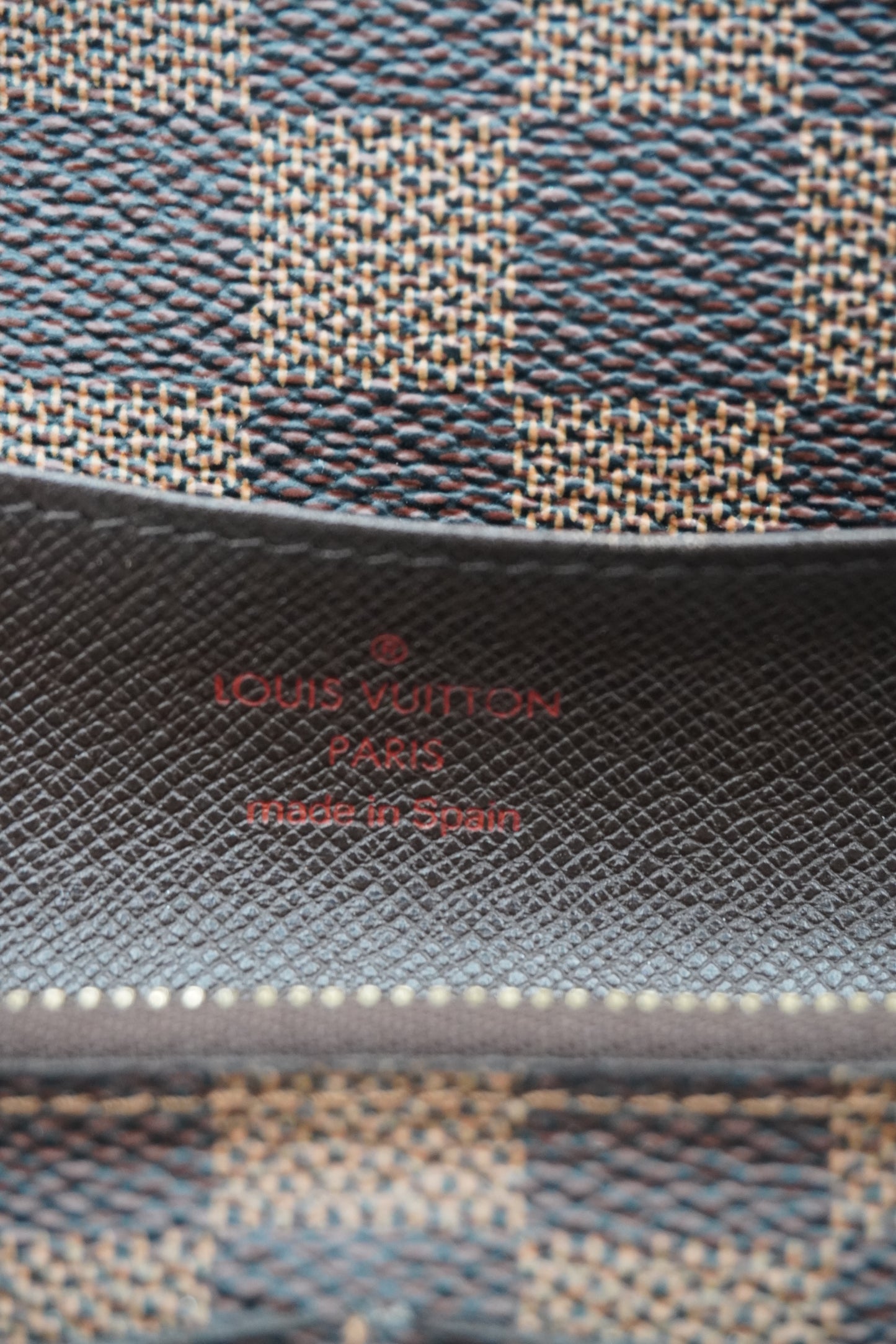 Louis Vuitton Damier Ebene Canvas Flap Wallet