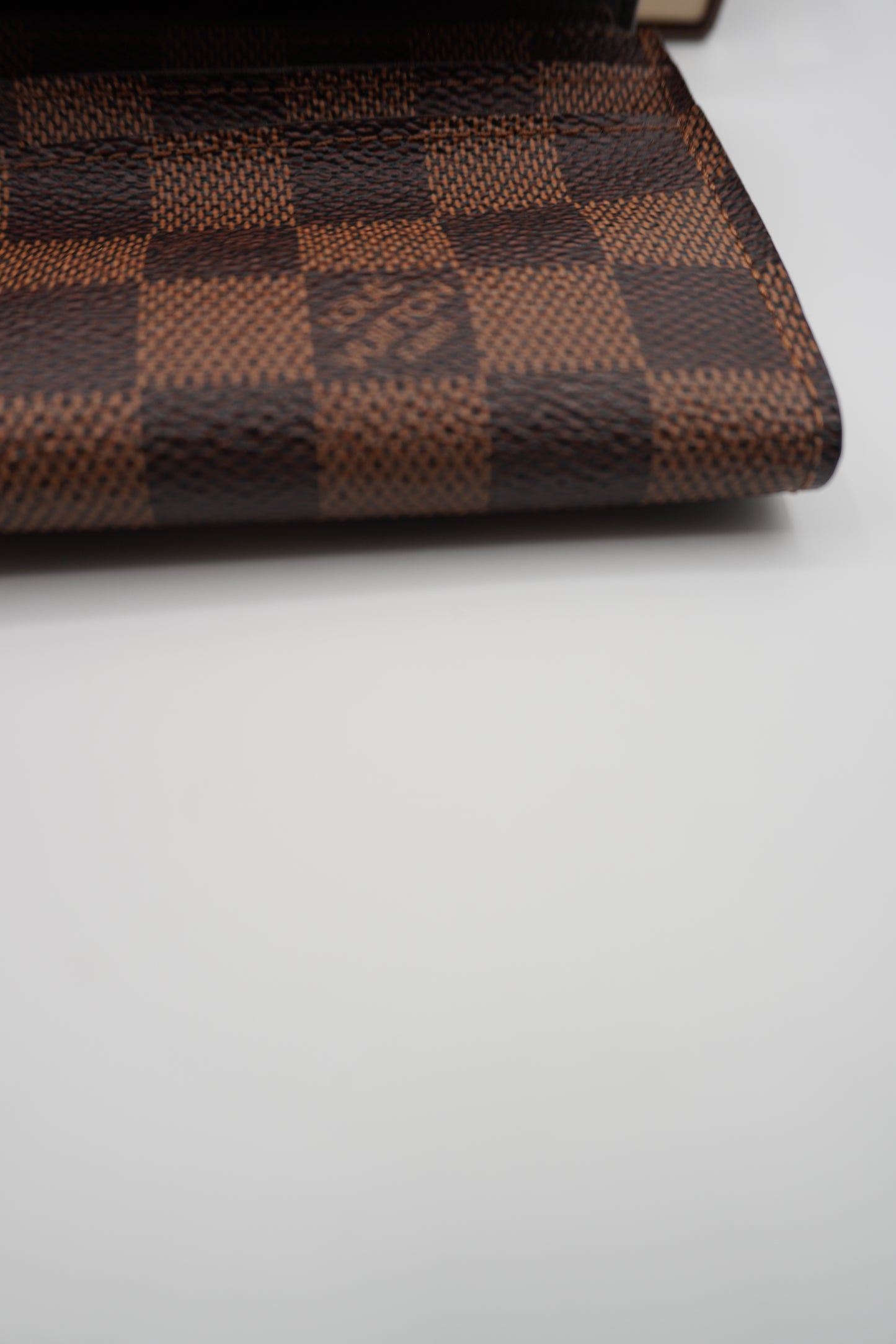 Louis Vuitton Damier Ebene Canvas Flap Wallet