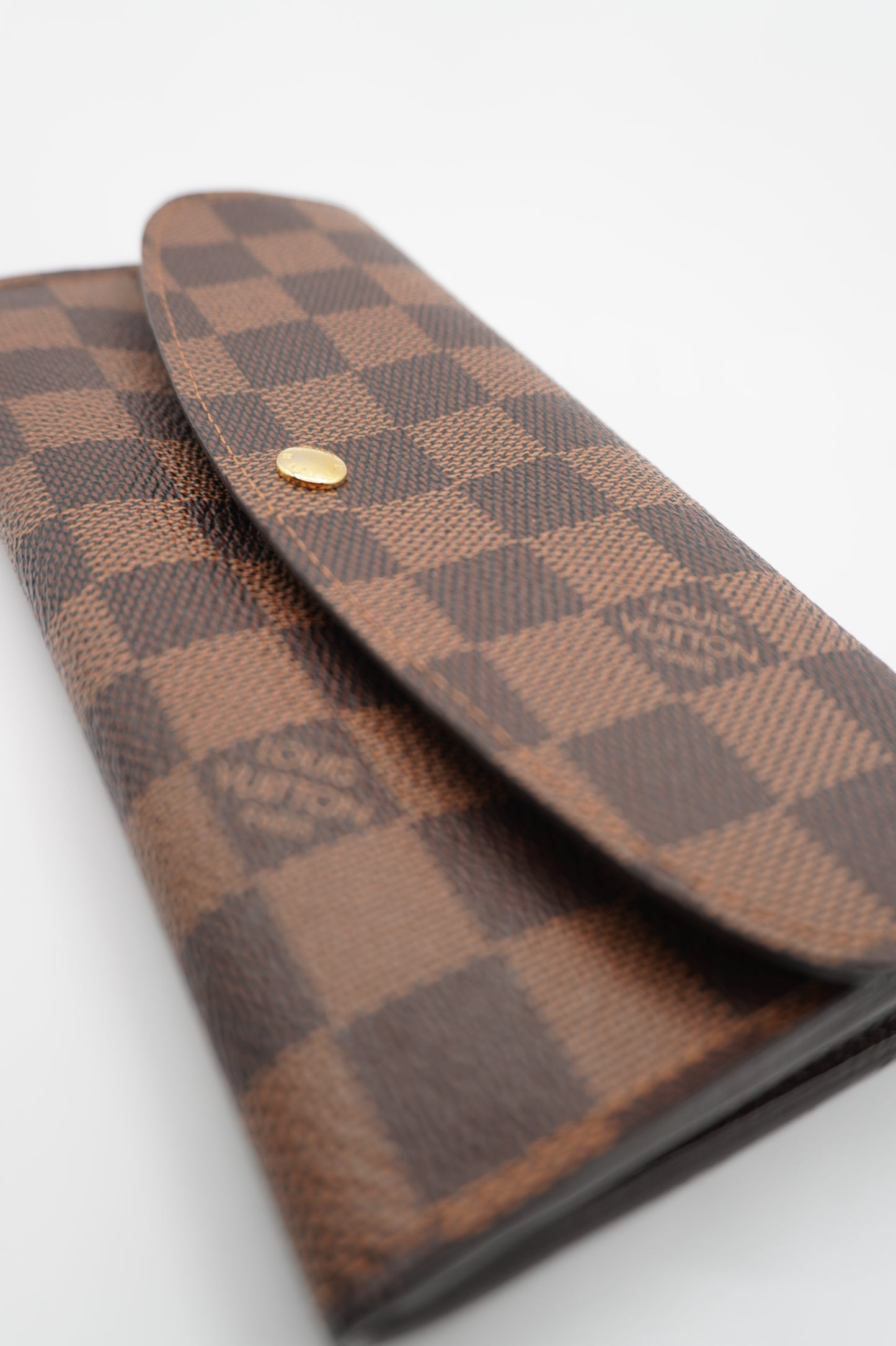 Louis Vuitton Damier Ebene Canvas Flap Wallet