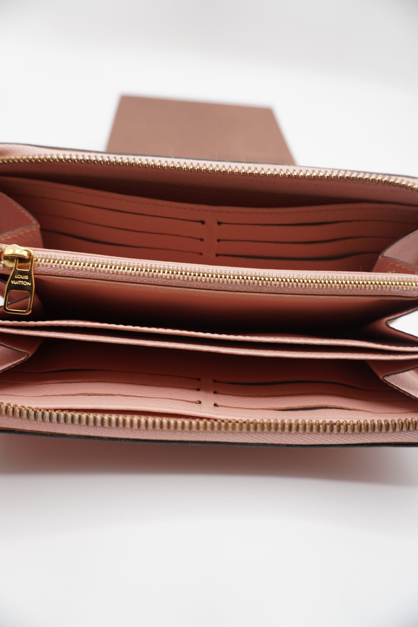 Louis Vuitton Monogram Empreinte Pink Zippy Wallet
