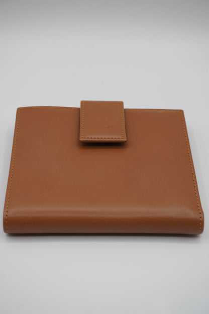 Gucci Tan Leather Compact Wallet