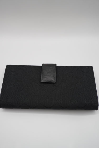Gucci Horsebit Web Stripe Continental Wallet