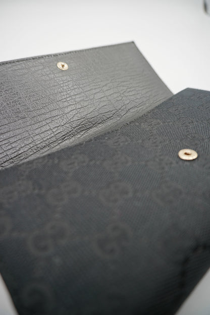 Gucci Horsebit Web Stripe Continental Wallet