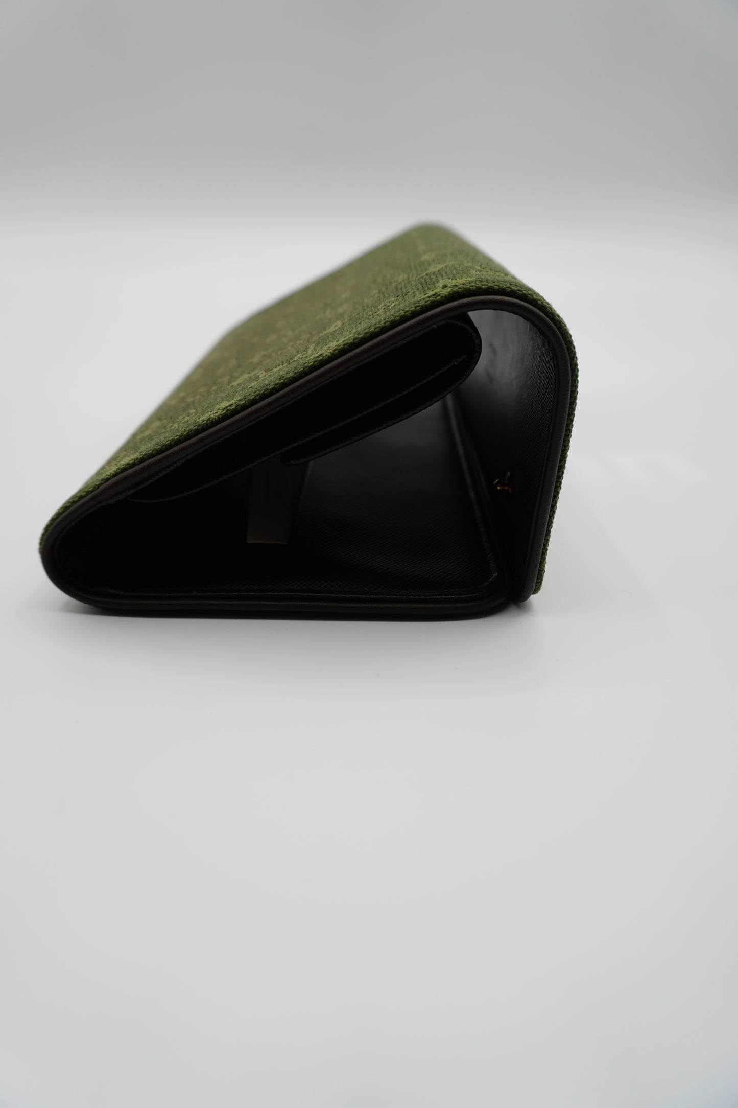 Louis Vuitton Khaki Green Mini Lin Wallet